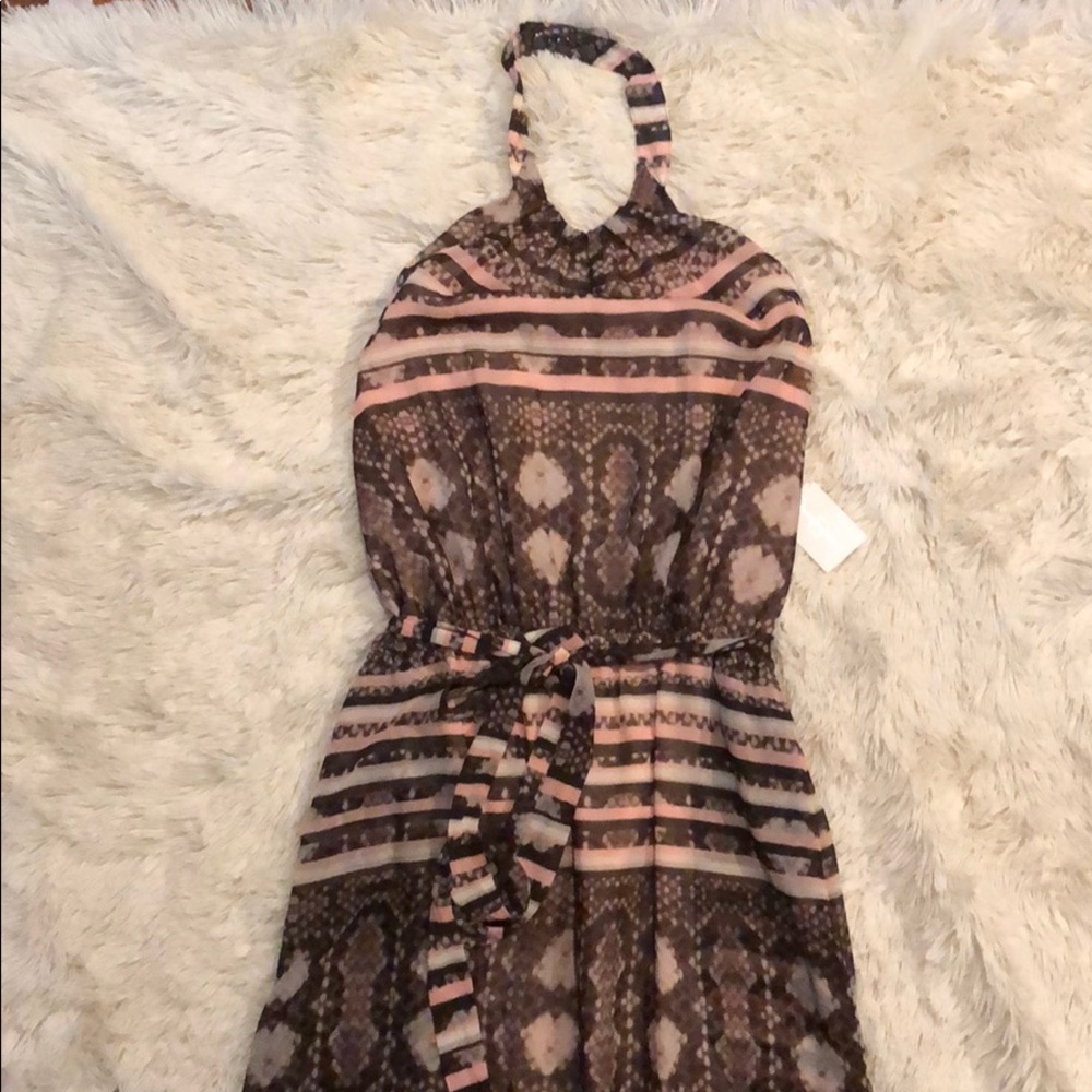 Jessica Simpson Halter Maxi Dress